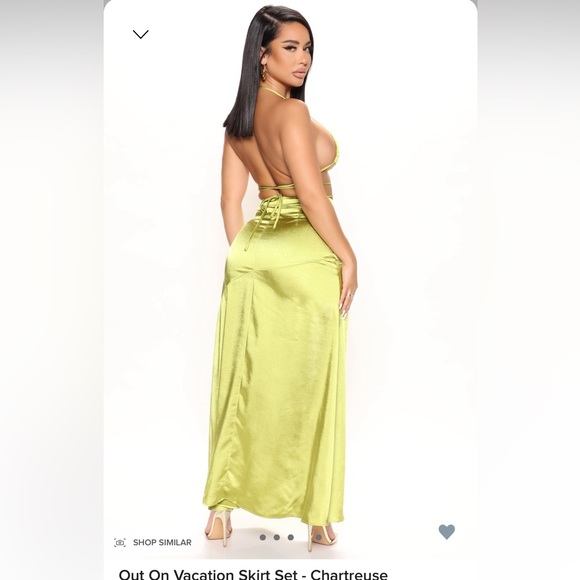 Brand new matching skirt set . Beautiful - Picture 3 of 4